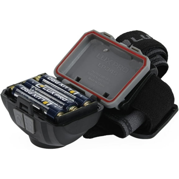 TRHOO-LP345V2 LED Headlamp - Bright 300 Lumen Head Lamp for Outdoors, Camping & Hiking - 6 Light Modes White, Green & Red Light - IPX4 Waterproof - Adjustable Headband - Batteries Included