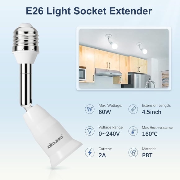 Light Bulb Socket Extenders