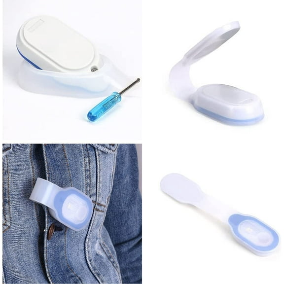 TRHOO-Lumify Light for Nurses,Night Light Nurse Nightshift Hand Free LED Flashlight Clip On to Clothing,Magnetic Flashlight for Walking Running Pets Outdoors Emergency (2 Extra Battery)