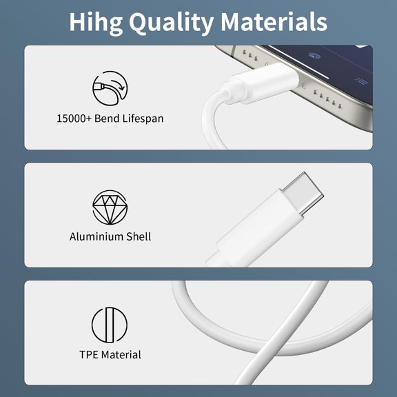 TRHOO-[MFi Certified] USB C to 3.5mm Charging Audio Cable for iPhone16 15,2 in 1 USB C to 3.5mm Headphone Aux Cord for Car Audio Stereo Speaker Compatible with iPhone 16/16 Pro/16 Pro Max/15/15Pro/15