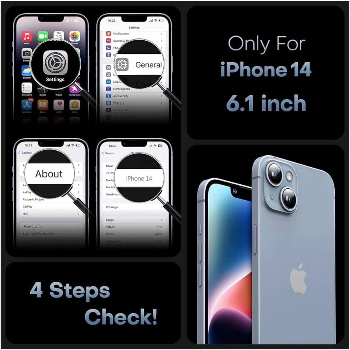 Mkeke For IPhone 14 Case For IPhone 13 Case Clear Transparent Shockproof Bumpers Cases For IPhone 13/14 Phone Case - View #6