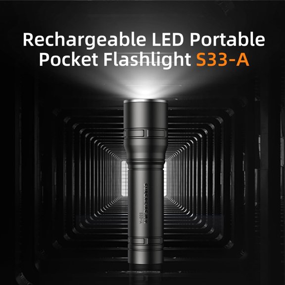 TRHOO-Mini Flashlights Handheld, Small Flashlights Powerful, Super Bright Tactical Flashlight LED, Rechargeable Flash Light with 4 Lighting ModesHigh Lumens for Home, Emergency, Camping