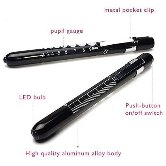 TRHOO-Night Light for Nurse, Hands Free FlashlightNurse Light Clip,Magnetic Flashlight for Walking Running Pets Outdoors Emergency (Nurse Pen+Nurse Light), 4 PACK