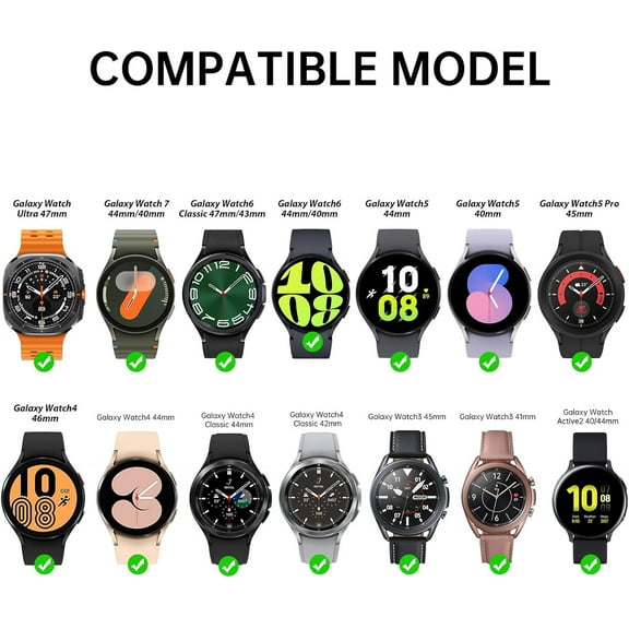 TRHOO-Portable Charger for Galaxy Watch7, USB & USB C Travel Charger Compatible with Galaxy Watch Ultra/7/6/6 Classic/5 Pro, Rotatable Magnetic Charging Dock for Watch 4 Classic Watch 3 & Active 2 (B