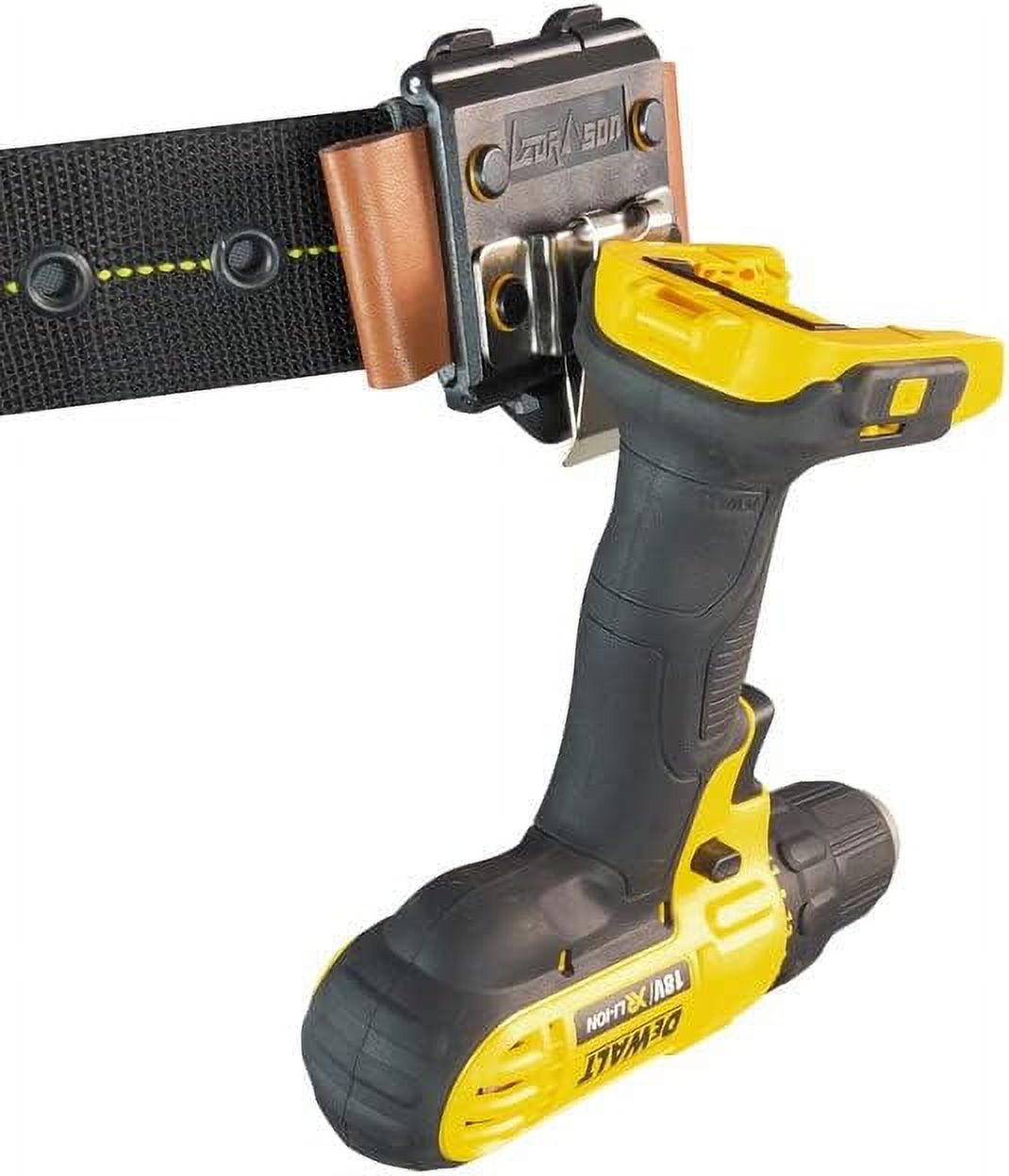 Accessorio Tool Belt MELOTOUGH Fondina Per Trapano Senza Fili - Gancio Singolo Regolabile 180° Fondina Rotante Professionale