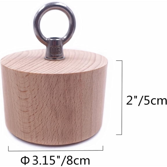 TRHOO-Wooden Pinch Block Grip Workout Climbing Power Grip Forearm Finger Exerciser Strength Training Strengthener Equipment