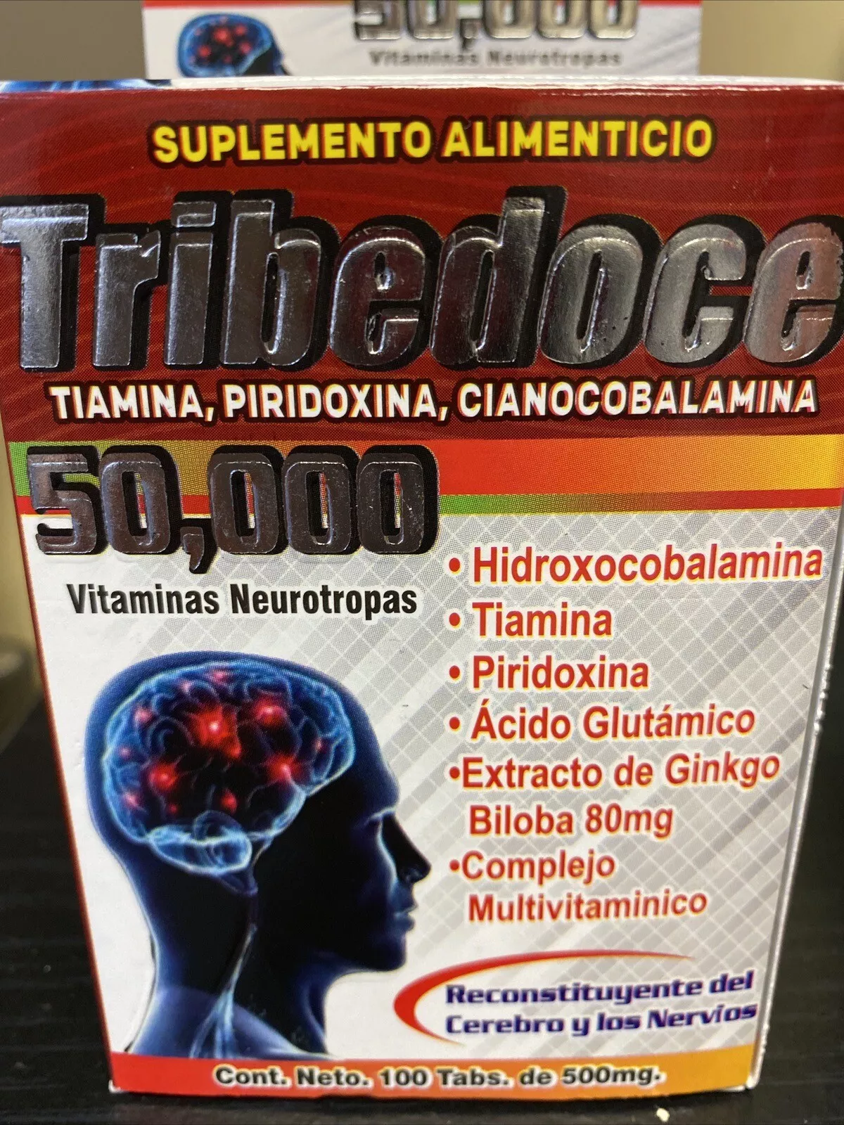 TRI-BEDOCE 50,000-B Complex Complejo B - 100 Capsules