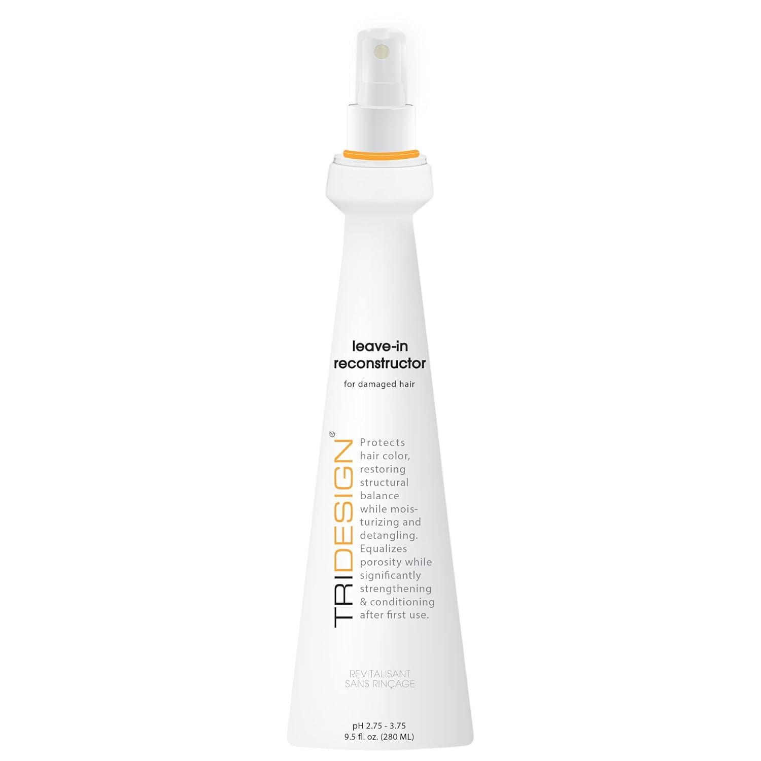 TRI Professional Haircare Reconstructor Leave in Conditioner Spray - Repair Treatment for Damaged Hair, Instantly Repair, Strengthen, Detangle, & Moisturize (9.5 fl oz)