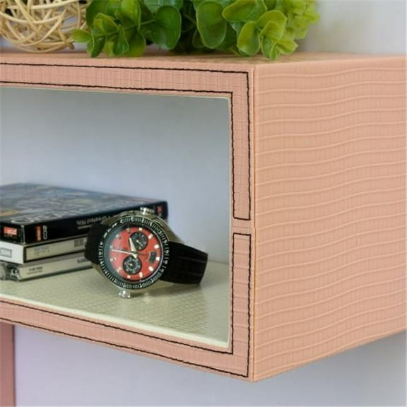Trista - Cardinal Red Gun-Shaped Wall Shelf / Bookshelf / Floating Shelf Set of 2
