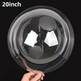 thumbnail image 1 of TRIANU 50Pcs Bobo Balloons 20 inch Clear Bobo Balloons, Large Transparent Balloon for Stuffing Wedding Birthday Party Decorations, 1 of 7