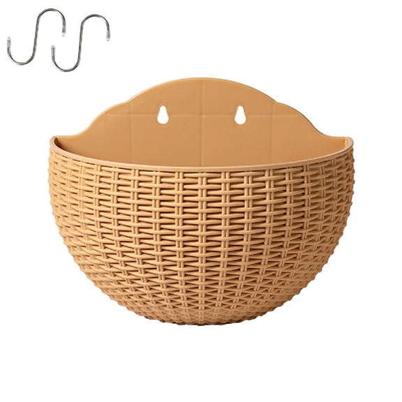 TRIANU Hanging Vertical Planter, Hanging Planters Free Combination Wall Planter for Yard, Garden, Outdoor and Indoor, Khaki