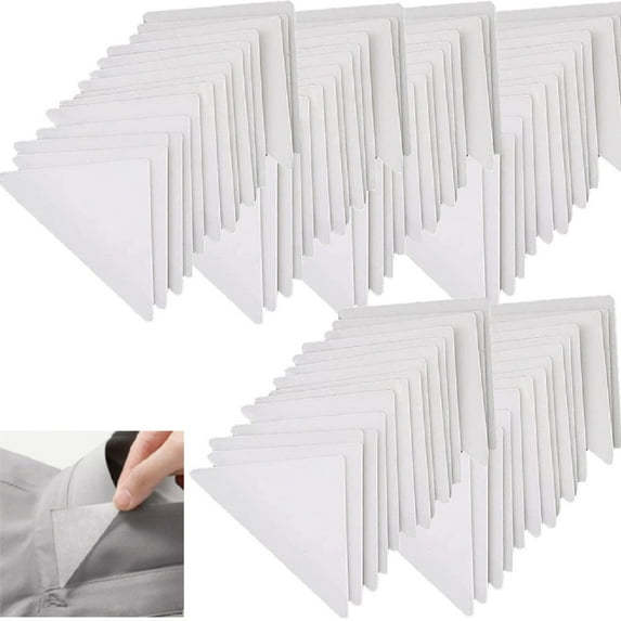 TRIANU Polo Shirt Collar Stays, 300Pcs Collar Stays for Men’s Dress Shirts, Collar Stays for Men and Women