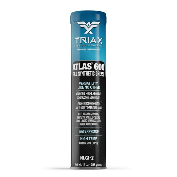 TRIAX Atlas 600 Grease Full Synthetic Super Duty Grease (14 Oz - 1 Tube)