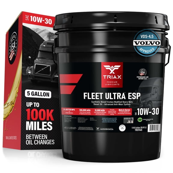 TRIAX Fleet Ultra ESP 10W-30 Heavy Duty, Diesel Engine Oil, 5 Gallon Pail