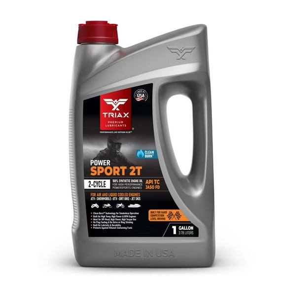 TRIAX Power Sport 2T, Full Synthetic Engine Oil (Gallon)