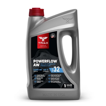 TRIAX Powerflow AW 32 Multi-Viscosity Hydraulic Oil, 1 Gallon