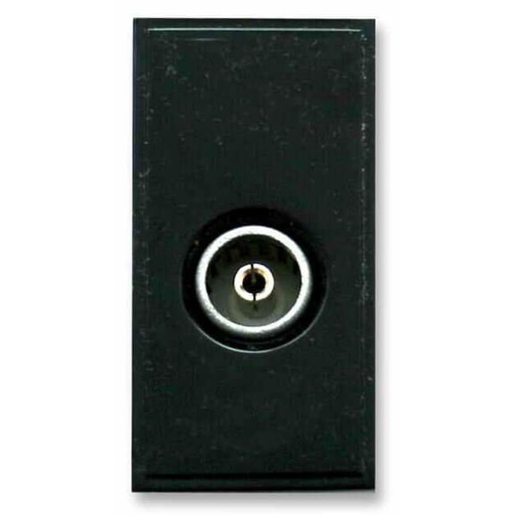 TRIAX - Single Female IEC Euro Module, Black