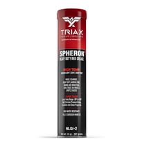 TRIAX Spheron Grease - Super Heavy Duty, Red, High Temp, Ultra Tacky, Extreme Pressure, Virtually Waterproof - For 5th Wheel, Joints, Pivots, Wheel Bearings, and Chassis (1 Tube)