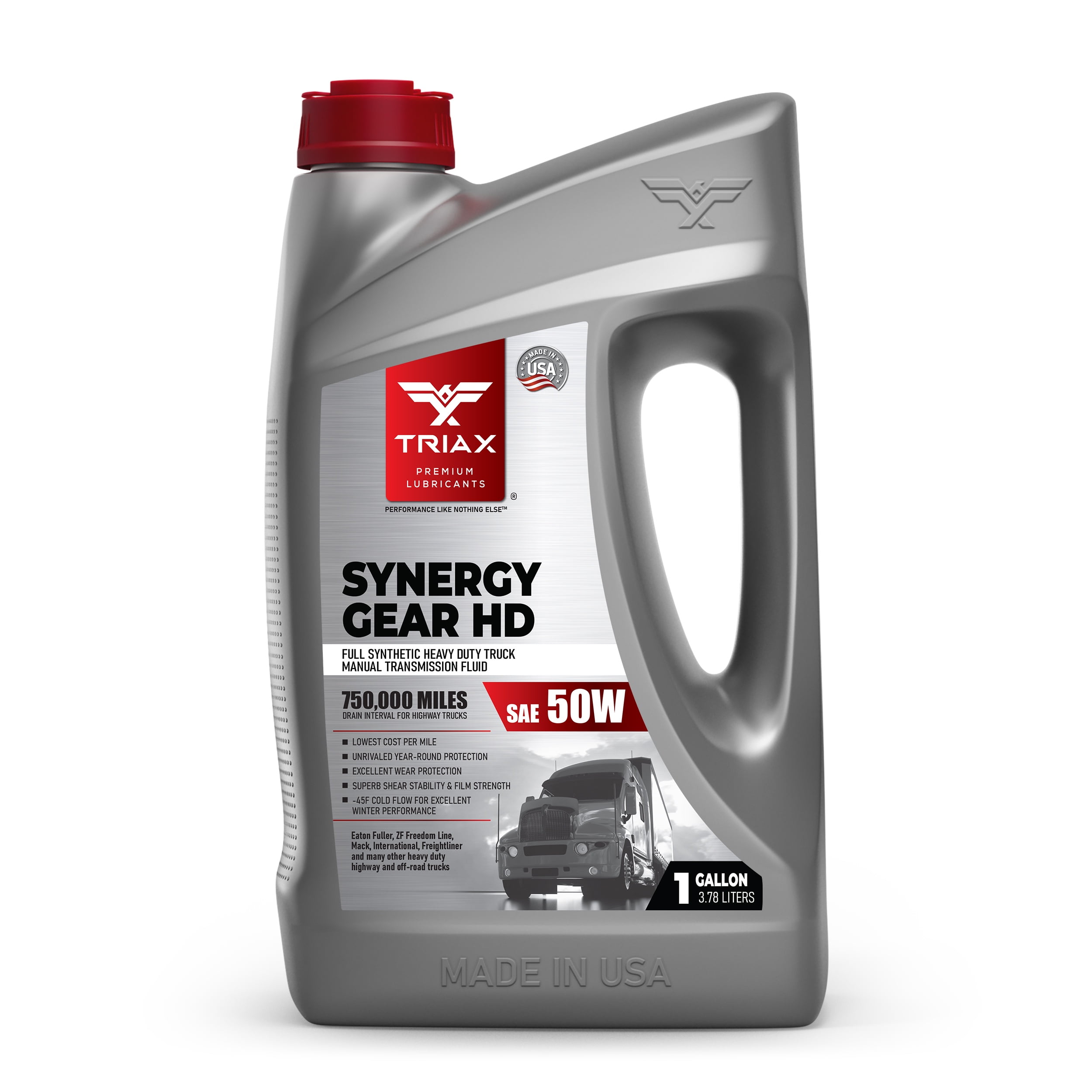 TRIAX Synergy Gear HD 50W - Full Synthetic, Heavy Duty, Truck Manual ...