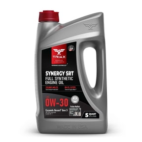 TRIAX Synergy SRT 0W-30 Full Synthetic Engine Oil API SQ / ILSAC GF-7A Licensed, 5 Quart