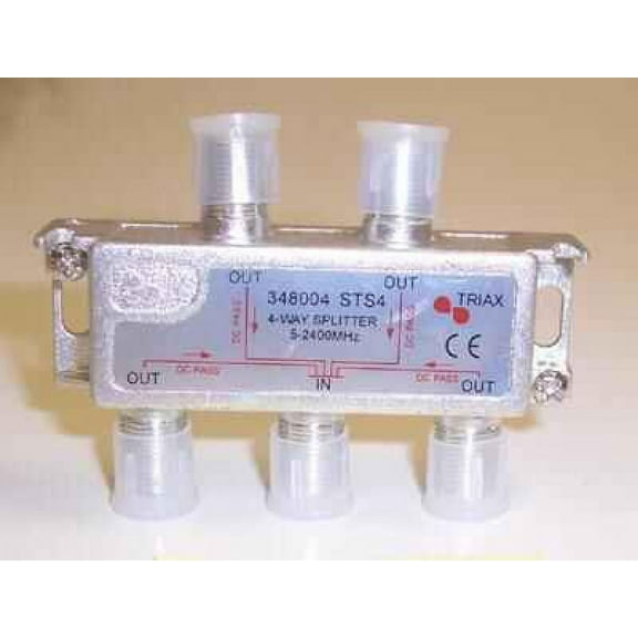 TRIAX - TSS-SAT 4 Way Satellite Splitter, 5-2400MHz