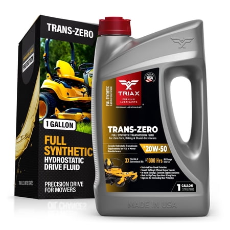 TRIAX Trans Zero 20W-50 Full Synthetic Hydrostatic Transmission Oil, 1 Gallon