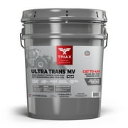 TRIAX Ultra Trans MV TO-4M - Multi-Viscosity, Heavy Duty Transmission and Drive Train Fluid - Compatible with CAT TO-4M - Wide Temperature Operating Range - High Zinc (5 Gallon Pail)
