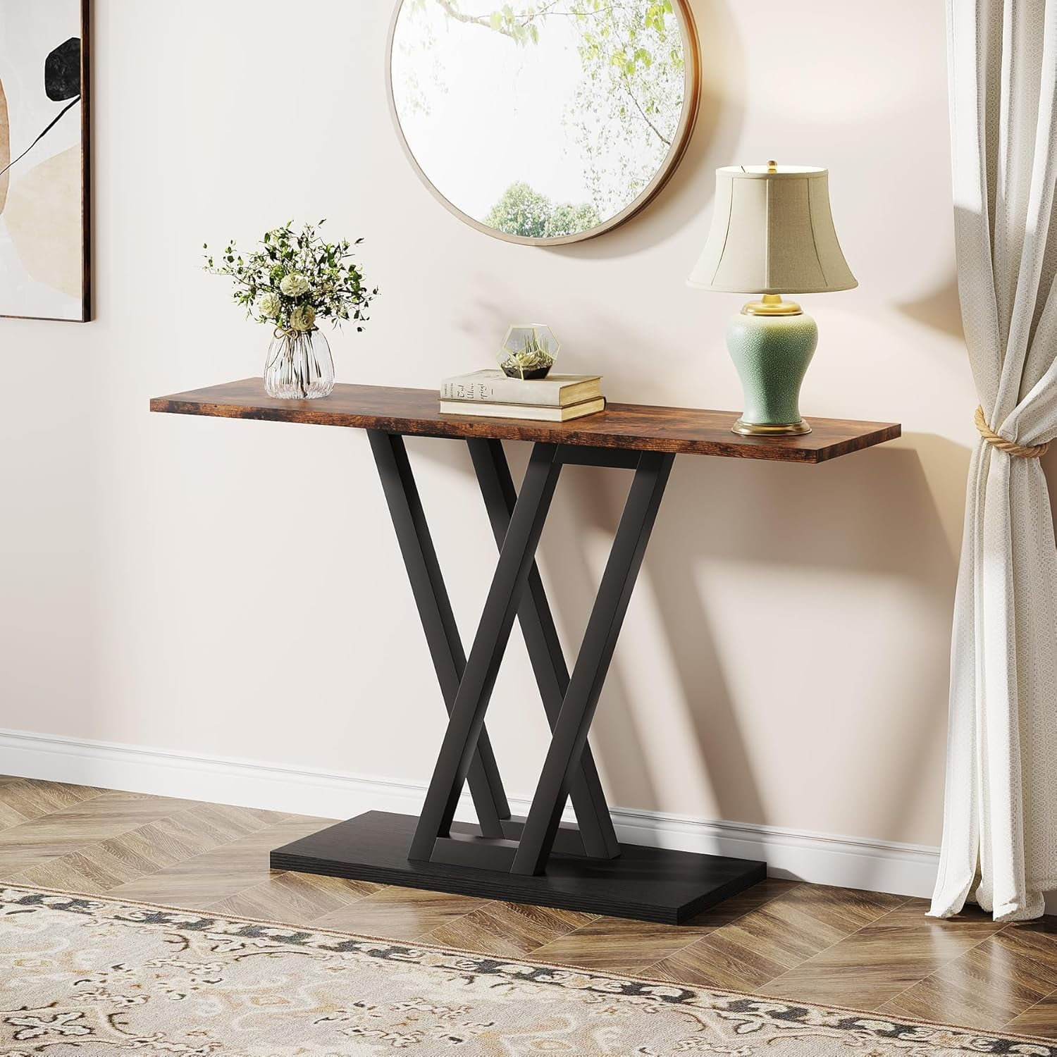 Brown Entrance Table