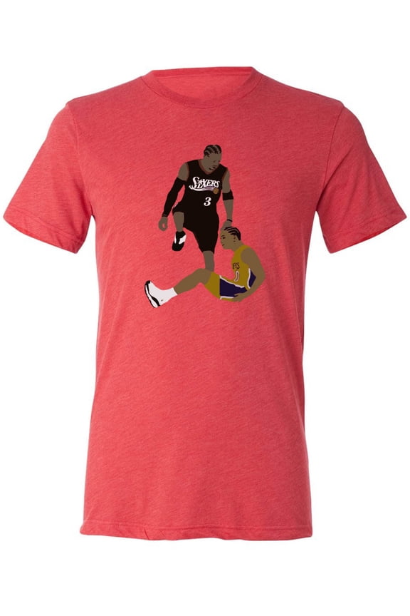 TRIBLEND Allen Iverson Stepover Lue Philadelphia Shirt T-Shirt