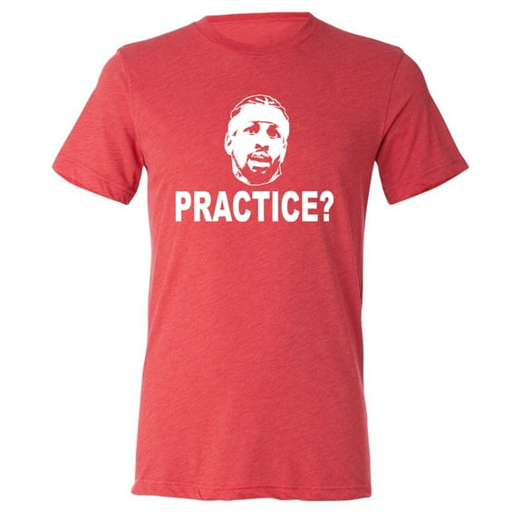 TRIBLEND Allen Iverson We Talkin Bout Practice Philadelphia Shirt T-Shirt