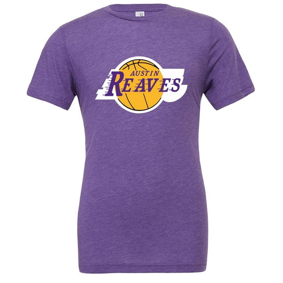 TRIBLEND Austin Reaves Lakers Logo Dunk Shirt T-Shirt