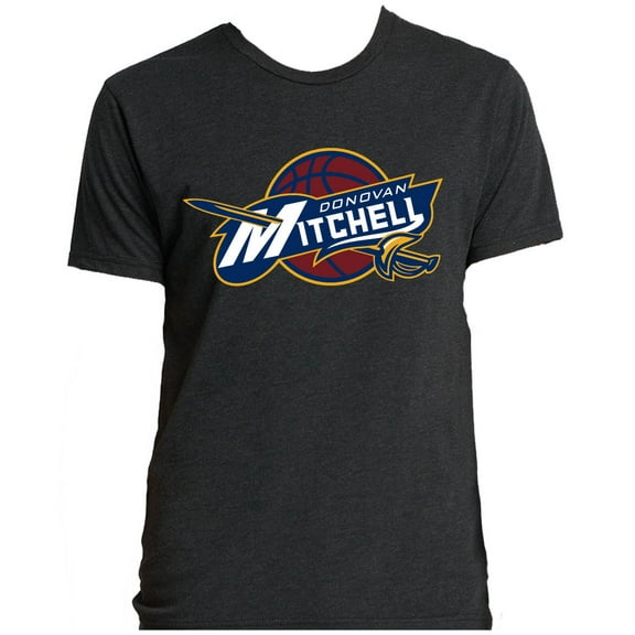 TRIBLEND Cavaliers Cavs Donovan Mitchell Logo T-Shirt