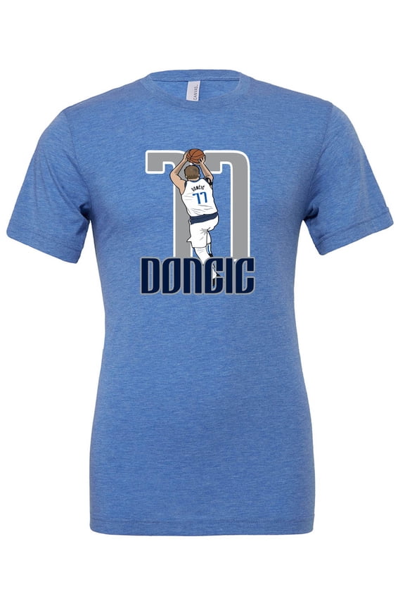 TRIBLEND Dallas Luka Doncic 77 MVP Shirt T-Shirt