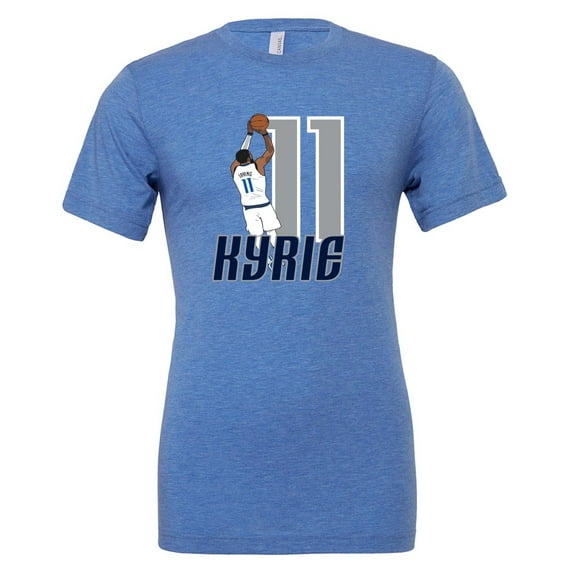 TRIBLEND Kyrie Irving 11 Dallas Logo Shirt T-Shirt