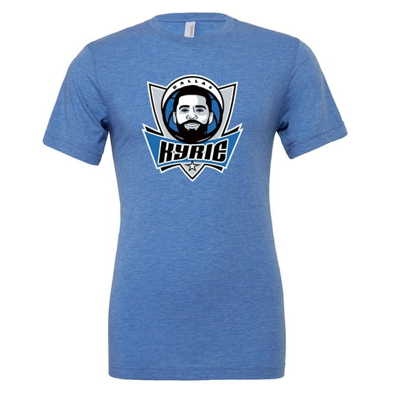TRIBLEND Kyrie Irving Mavericks Mavs Logo T-Shirt 2XL