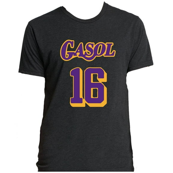 TRIBLEND Lakers Pau Gasol Retirement Shirt T-Shirt