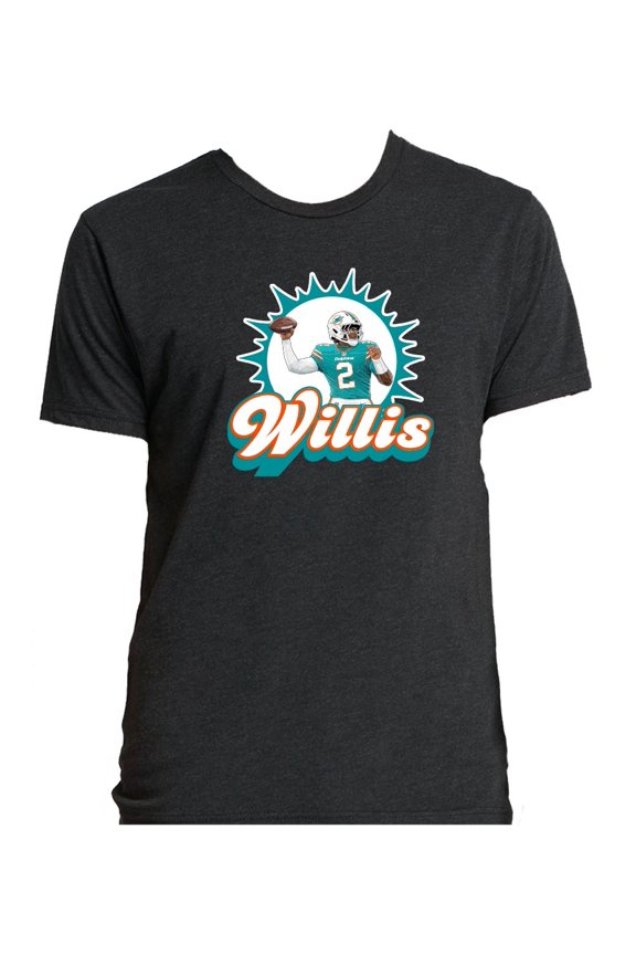 TRIBLEND Malik Willis Logo Miami Shirt T-Shirt