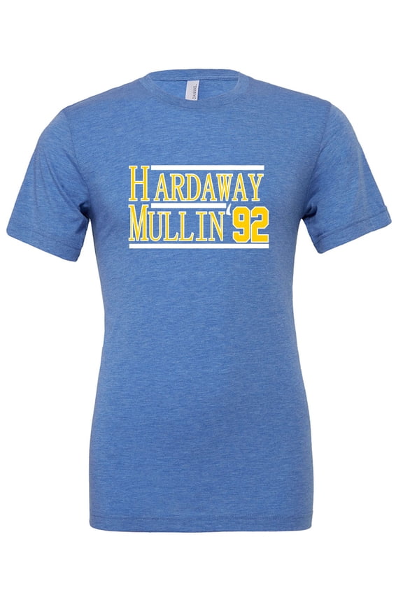 TRIBLEND Warriors Tim Hardaway Chris Mullin 92 T-Shirt
