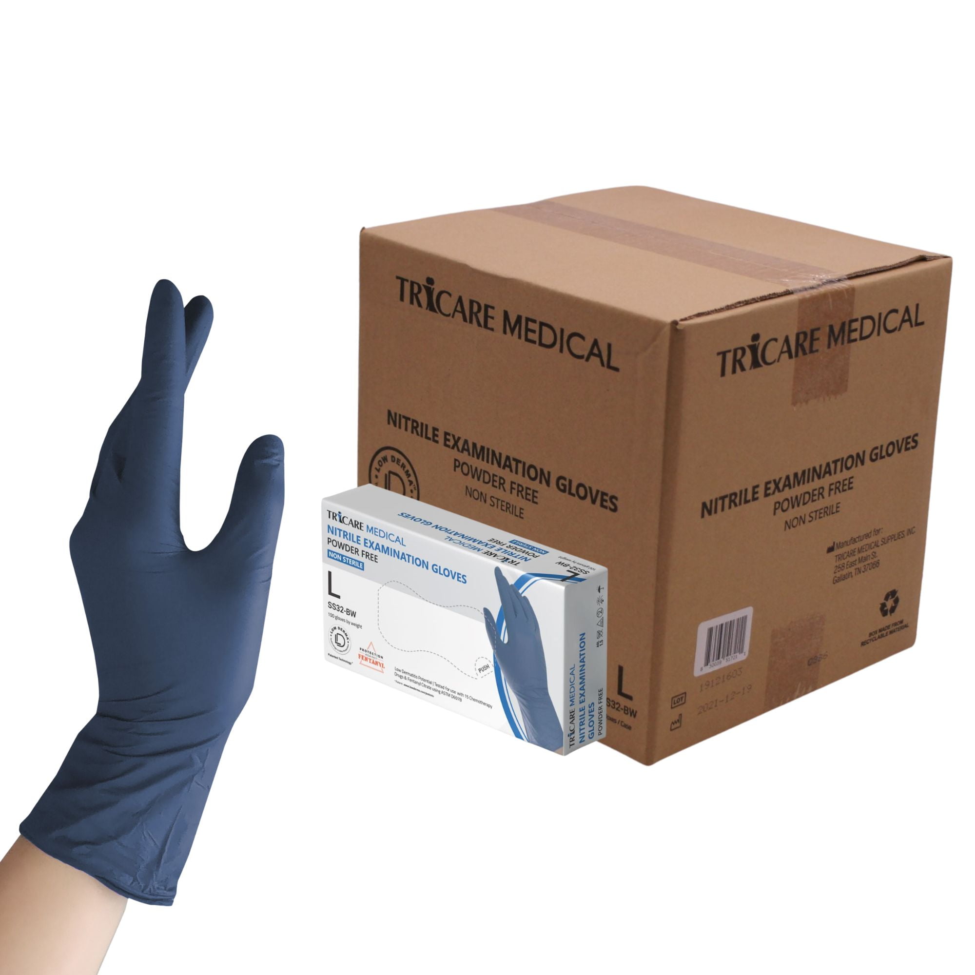 Produktbild von UN 120 ULTRA NITRILE – Latexfreie, Puderfreie Untersuchungshandschuhe