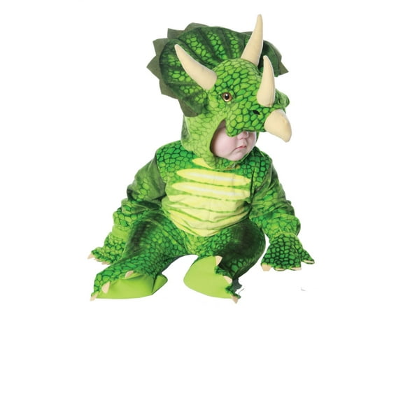 TRICERATOPS boys animal dinosaur kids toddler child halloween costume XL 4-6