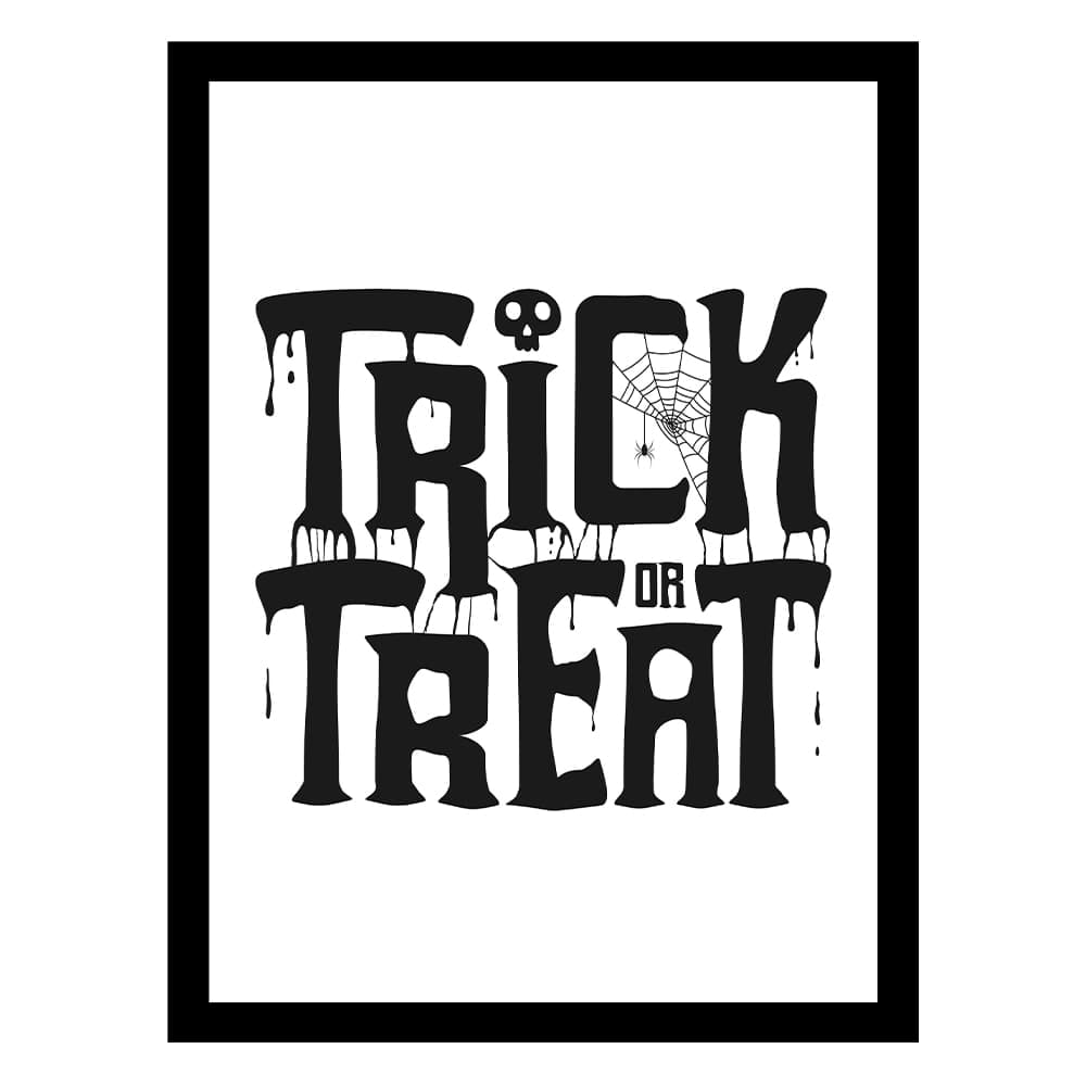 TRICK OR TREAT Framed Print