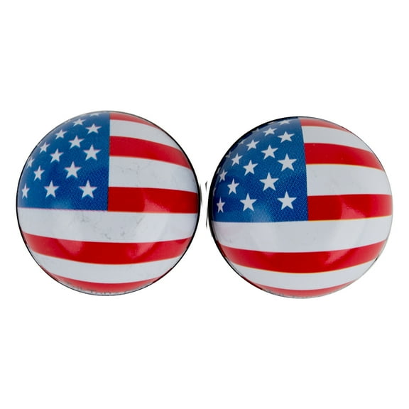 TRICKTOPZ VALVE CAPS TRIKTOPZ FLAG-USA 1pr/PK