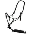 thumbnail image 1 of TRIDENT INTERNATIONAL Handmade Horse Rope Halter With 6 Ft Lead Rope, Different Colors, 1 of 4