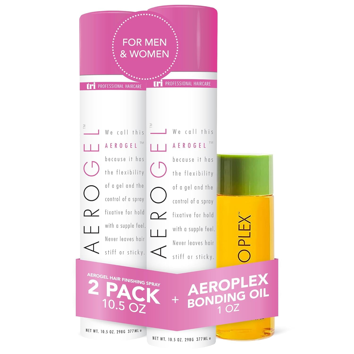 TRIDESIGN Aeroplex Bonding Oil & Aerogel Hair Spray Bundle Repair