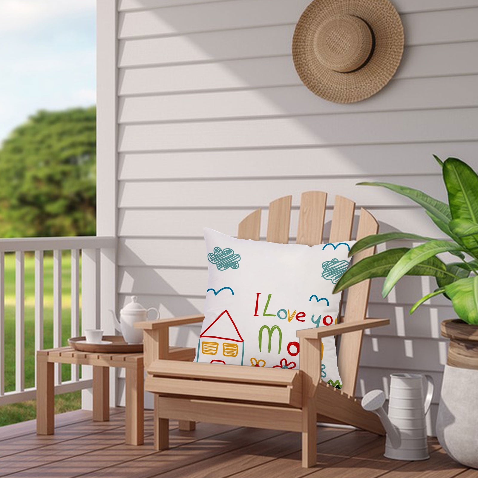 TRIEIY Pillows Body Pillow Mom Gifts Worldâ S Most Mom Quote Print