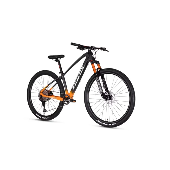 TRIFOX Carbon MTB Mountain Bike, New Upgraded T800 Full Carbon Fiber Frame Geometry with RD-M6100 12 Speed Derailleur System and Lock-Out Hydraulic Fork