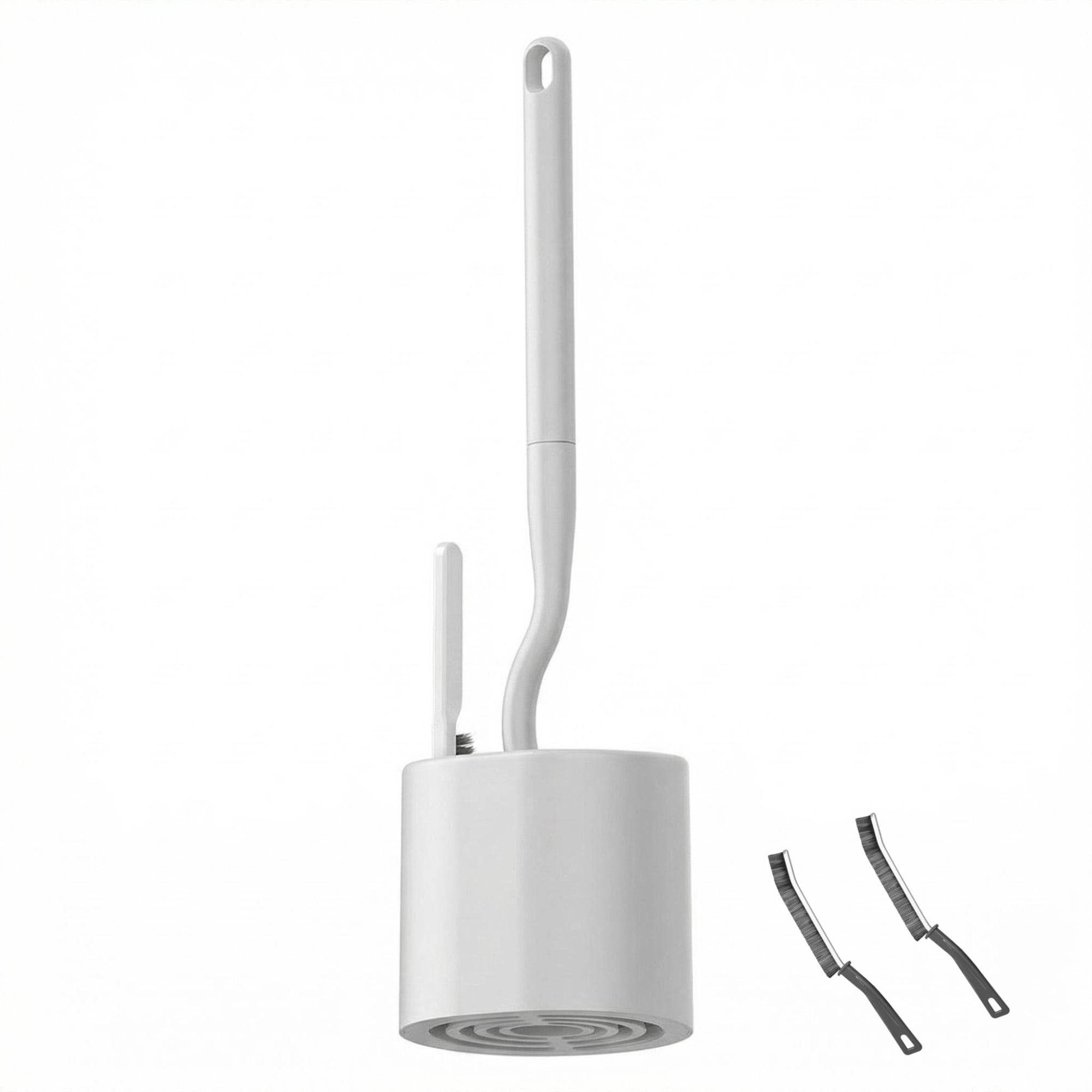 TRIFUNESS 1set Hollow Drain Toilet Brush Set, 360°-unrestricted ...