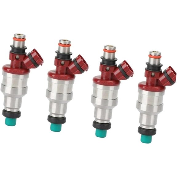 TRIFUNESS 4X Fuel Injectors 23250-35040 89-95 Compatible for Toyota 4Runner Compatible for Pickup T100 22RE 2.4L Automotive Fuel Injection Accessories