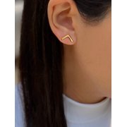 TRILL 2-Way Wishbone Stud Earrings | 18K Gold Over Sterling Silver
