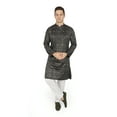 thumbnail image 1 of TRILOKI Harlequin Men Kurta Pajama Set Ethnic Indian Traditional Wear Ethnic Diwali Puja, 1 of 4
